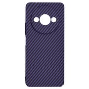 Husa pentru  Xiaomi Redmi A3 CarbonFiber UltraSlim, Lightweight, mov
