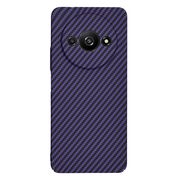 Husa pentru  Xiaomi Redmi A3 CarbonFiber UltraSlim, Lightweight, mov