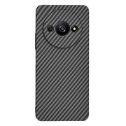 Husa pentru  Xiaomi Redmi A3 CarbonFiber UltraSlim, Lightweight, negru
