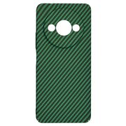 Husa pentru  Xiaomi Redmi A3 CarbonFiber UltraSlim, Lightweight, verde