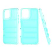 Husa pentru  iPhone 16 Air Cusion anti-shock, Dazzling - turcoaz