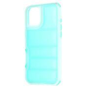 Husa pentru  iPhone 16 Air Cusion anti-shock, Dazzling - turcoaz