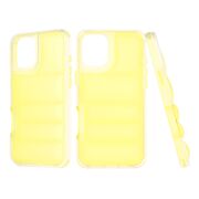 Husa pentru  iPhone 16 Plus Air Cusion anti-shock, Dazzling - galben