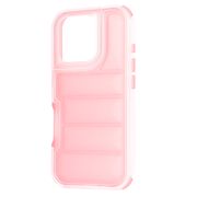 Husa pentru  iPhone 16 Pro Air Cusion anti-shock, Dazzling - roz