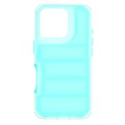 Husa pentru  iPhone 16 Pro Air Cusion anti-shock, Dazzling - turcoaz