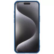Husa pentru  iPhone 16 Pro anti-shock Premium Shield Frost - albastru