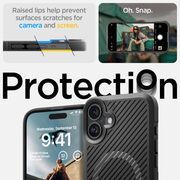 Husa premium pentru  iPhone 16 Spigen Core Armor MagSafe - negru mat