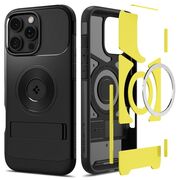 Husa premium pentru  iPhone 16 Pro Spigen Slim Armor MagSafe - negru