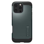 Husa premium pentru  iPhone 16 Pro Spigen Tough Armor MagSafe - verde