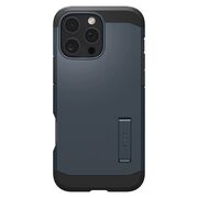 Husa premium pentru  iPhone 16 Pro Max Spigen Tough Armor MagSafe - albastru