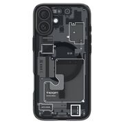 Husa premium pentru  iPhone 16 Spigen Ultra Hybrid MagSafe zero one - alb