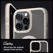 Husa premium pentru  iPhone 16 Pro Spigen ultra hybrid magsafe frost - bej