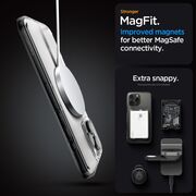 Husa premium pentru  iPhone 16 Pro Max Spigen Ultra Hybrid MagSafe - transparent