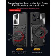 Husa pentru  Realme C61, Realme C63 cu protecție pentru cameră și suport magnetic integrat Ring Shockproof, rose gold