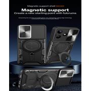 Husa pentru  Realme C61, Realme C63 cu protecție pentru cameră și suport magnetic integrat Ring Shockproof, rose gold