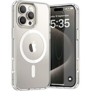 Huse pentru  iPhone 16 Pro cu MagSafe Crystal Clear Back Series - transparent