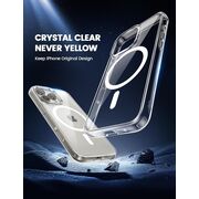 Huse pentru  iPhone 16 Pro cu MagSafe Crystal Clear Back Series - transparent
