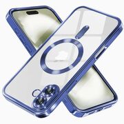 Husa pentru  iPhone 16 cu MagSafe si protectie pentru lentile anti-shock 1.5 mm transparent - albastru
