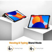 Husa pentru  Xiaomi Redmi Pad SE 8.7 tip stand functie sleep/wake-up, fluturi