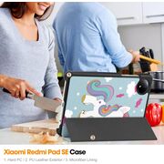 Husa pentru  Xiaomi Redmi Pad SE 8.7 tip stand functie sleep/wake-up, unicorn