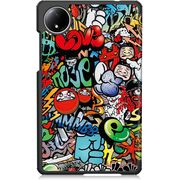 Husa pentru  Xiaomi Redmi Pad SE 8.7 tip stand functie sleep/wake-up, graffiti