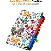 Husa pentru  Xiaomi Redmi Pad SE 8.7 tip stand functie sleep/wake-up, fluturi