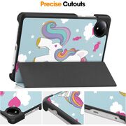 Husa pentru  Xiaomi Redmi Pad SE 8.7 tip stand functie sleep/wake-up, unicorn
