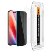 Set 2 x Folie sticla Spigen - glas.tr ez-fit (2 pack) - iphone 16 pro max - privacy