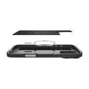 Husa premium pentru  iPhone 16 Pro Max Spigen - Optik Armor - Negru denim