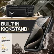 Husa 360 iPhone 16 Pro Supcase Unicorn Beetle Pro, negru