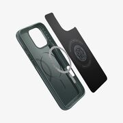 Husa premium pentru  iPhone 16 Pro Spigen thin fit magsafe - verde