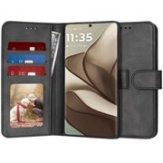 Husa pentru  Motorola Edge 50 tip carte 360 Kickstand Portofel Multifunctional, Protectie Completa, negru denim