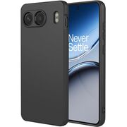 Husa pentru  OnePlus Nord 4 Liquid Silicone, subțire, captusita cu microfibra, anti amprentă, protectie cameră foto, negru