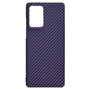 Husa pentru  Motorola Edge 50 Fusion CarbonFiber UltraSlim, Lightweight, mov