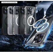 Husa pentru  iPhone 16 Pro Max cu MagSafe Classic Hybrid HaloLock frosted - negru