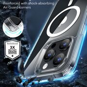 Husa pentru  iPhone 16 Pro cu MagSafe Classic Hybrid HaloLock Kickstand - transparent
