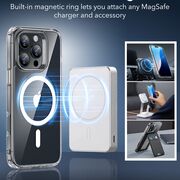 Husa pentru  iPhone 16 Pro cu MagSafe Classic Hybrid HaloLock Kickstand - transparent