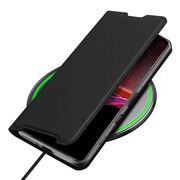 Husa pentru iPhone 16 Pro tip carte BookFlip, inchidere magnetica, negru