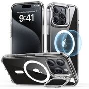 Husa pentru  iPhone 16 Pro cu MagSafe Classic Hybrid HaloLock KickStand - transparent