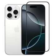 Folie sticla pentru iPhone 16 Pro 111d Full Cover / Full Glue tempered glass - margini negre