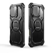 [Pachet 360°] Husa + folie iPhone 16 I-Blason Armorbox, negru