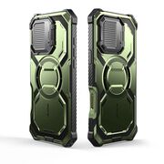 [Pachet 360°] Husa + folie iPhone 16 I-Blason Armorbox, verde