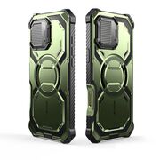 [Pachet 360°] Husa + folie iPhone 16 Pro Max I-Blason Armorbox, verde