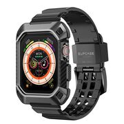 [Pachet husa + curea] Apple Watch 10 46mm Supcase Unicorn Beetle Pro, negru