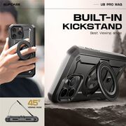 Husa iPhone 16 Pro Supcase Unicorn Beetle Pro MagSafe, negru