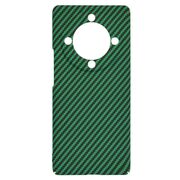 Husa pentru  Honor Magic 5 Lite CarbonFiber UltraSlim, Lightweight, verde