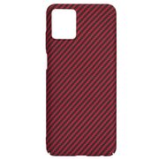 Husa pentru  Motorola Moto G32 CarbonFiber UltraSlim, Lightweight, rosu