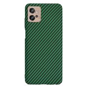 Husa pentru  Motorola Moto G32 CarbonFiber UltraSlim, Lightweight, verde