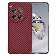 Husa pentru  OnePlus 12 CarbonFiber UltraSlim, Lightweight, rosu