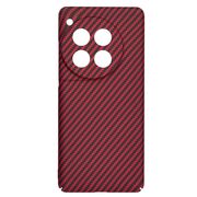 Husa pentru  OnePlus 12 CarbonFiber UltraSlim, Lightweight, rosu